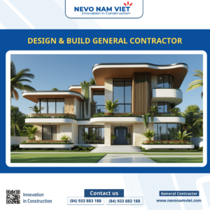 Mẫu 1: Biệt thự mái cong tropical 3 tầng – nghệ thuật hình khối mềm mại